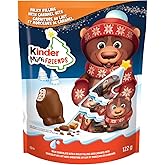KINDER MINI FRIENDS, Milk Chocolate with a Milky Filling and Caramel Bits, Christmas Chocolate Confection for Sharing or Perf