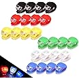QUMENEY Bicycle Lights Set, Silicone LED Bike Light Clip On Bicycle Lights,Waterproof Back Bicycle Taillights Headlight for Night Riding Cycling Safety