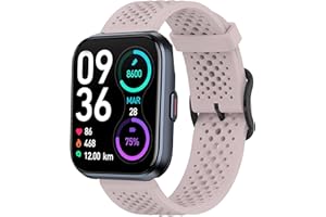 ID208 Plus, IDW13, IDW16, IDW17, IDW19, IDW20, IDW21, IDW23, IDW25, IDW26 Smartwatch Bands, Lamshaw 22mm Sport Strap Watchband Compatible for Quican ID208 Plus 1.8 Inches, aeac ID208 Plus, WMK ID208 Plus 1.8 Inches Smart Watch