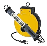 Alert Retractable Cord Reel with Work Light - 300