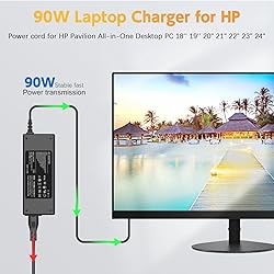 90W Power Cord Compatible with HP All-in-One