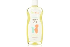 OLIVE BABIES Baby Oil Multi Purpose with Argan Oil, Aloe Vera & Olive Oil 12 oz - Softening Hypoallergenic Solution for All Skin Types - Good on Men, Women & Kids