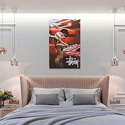 Stussy Car Poster Aesthetic Racer Woman Driver