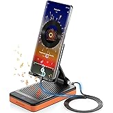 Joymate Gifts for Men and Women, 5000mAh Charging Phone Stand with Bluetooth Speaker Valentines Day Gifts for Him Foldable Phone Holder Birthday Gift for Husband,Wife,Dad,Mom,Teens