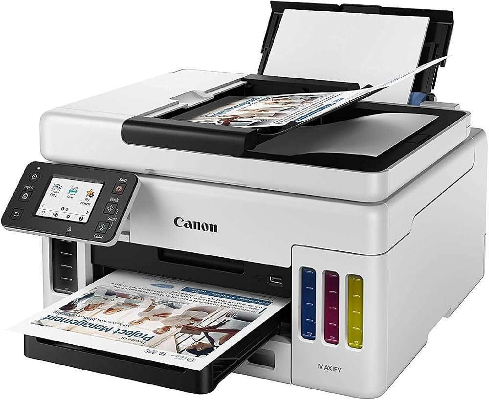 Canon MAXIFY GX6050 All-in-One Printer MegaTank Colour Copier Scanner WiFi