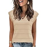 AKEWEI Sweater Vest Women Sleeveless Knitted V Neck Cap Sleeve Pullover Tank Tops 2025 Summer Fall Fashion Causal Trendy