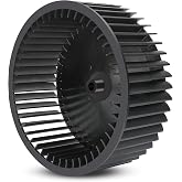 99020276 Blower Wheel for Bathroom Fan Ventilator - 5-1/2 Inch Height x 2-1/8 Inch Width x 1/4 Inch Dia - for 676D 680 680FL 678G 679E 679L 763 763N 720 721 722 - Blade Aperture with One Flat Side