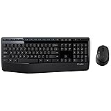 Logitech MK345 Wireless Combo &ndash; Full-sized Keyboard with Palm Rest and Comfortable Right-Handed Mouse