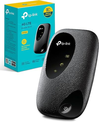 TP-Link M7000 4G MiFi Portable Travel WiFi Router SIM Slot Unlocked LTE Cat4