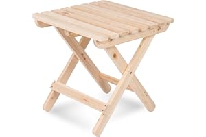Shine Company Adirondack Folding Side Table, Natural