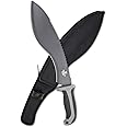 Snake Eye Machete with Heavy Duty Construction-Ergonomic Non-Slip Handle and Belt Sheath for Gardening, Land-Management, Bushcraft, Hunting and Outdoor