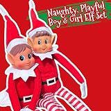 Elves Behavin' Badly 12in Elf Doll Set Boy & Girl The Original Cheeky Elves view 2