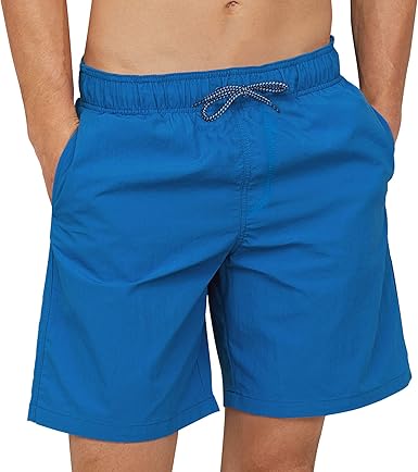mens solid color swim trunks