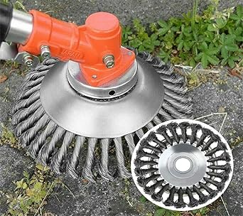 Stahldraht Rasentrimmerkopf 15,2 Cm - Ersatzkopf Für Rasenmäher & Unkrautfresser