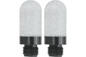 PATIKIL Plastic Pneumatic Air Muffler G 1/8 2Pcs Air Line Compressor Exhaust Fitting Solenoid Valve Silence Baffle Pneumatic 