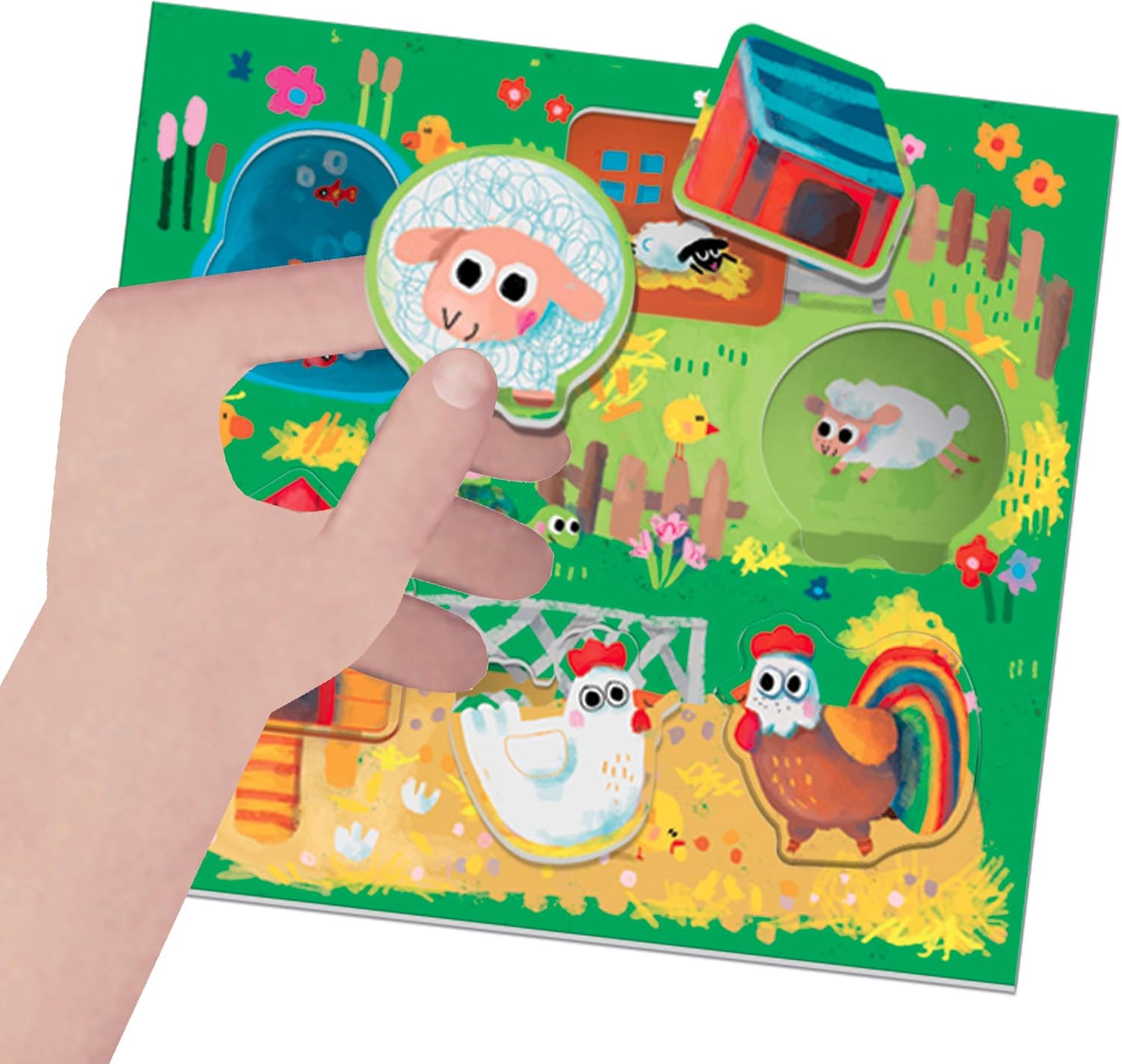 Headu Play Farm Montessori, Multicolor, Large - Image 4