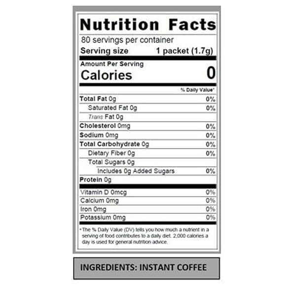 NESCAFE INSTANT COFFEE PACKETS, TASTER’S CHOICE LIGHT ROAST, 1.7 G SINGLES (PACK OF 80)