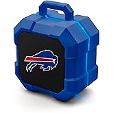 SOAR NFL Shockbox LED Wireless Bluetooth Speaker - Water Resistant IPX4, 5.0 Bluetooth with Over 5 Hours of Play Time - Small Portable Speaker - Officially Licensed NFL, Perfect Home & Outdoor Speaker
