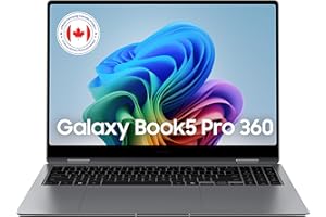 Samsung Galaxy Book5 Pro 360, 16", AI PC, Copilot+, Intel U7H, 16GB RAM, 1TB Storage - Gray (CAD Version & Warranty)