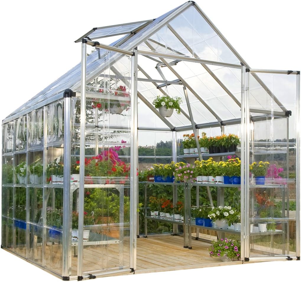 Palram HG8012 Snap and Grow 8 ft. x 12 ft. Greenhouse Amazon.co.uk