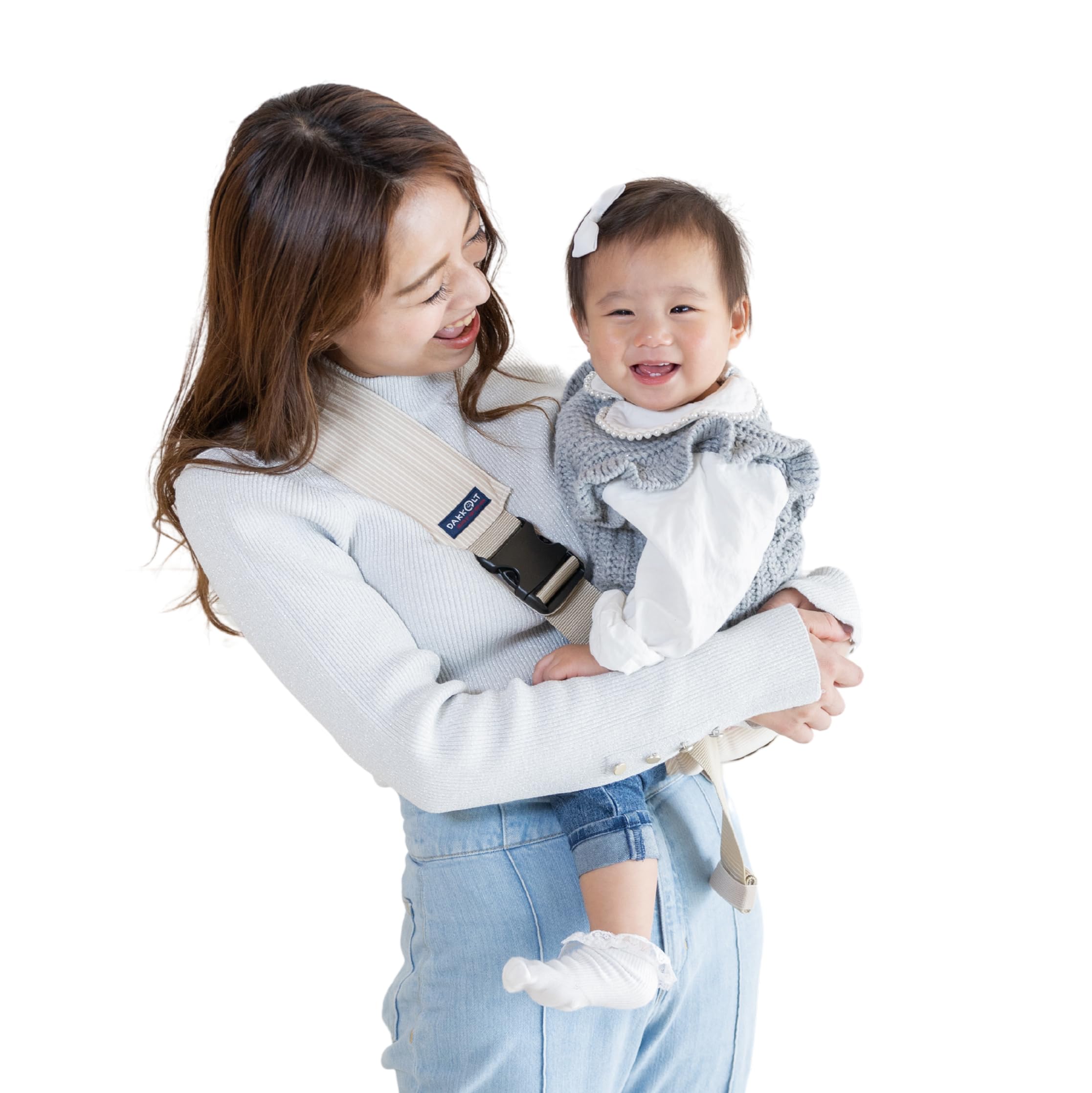 日本製 DAKKOLT（ダッコルト）ユニティ ヒッコリーベージュ 正規品 超軽量160ｇ 清潔 片手 セカンド抱っこ紐 簡単 誰でも 安心 抱っこベルト１歳〜４歳 軽量 コンパクト ヒップシート商品画像