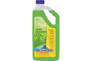 Summit Brands Drain OUT Drain Cleaner & Odor Eliminator, Clog Preventer and Buildup Remover, Fresh Citrus, 32 Ounce