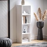 Vida Designs Oxford 4 Tier Cube Bookcase White Wooden Shelving Storage Unit view 6