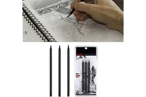Yinhing Charcoal Pencils Drawing Set Professional 3 Premium Art Supplies Including Soft Medium And Hard Charcoal Pencils for 