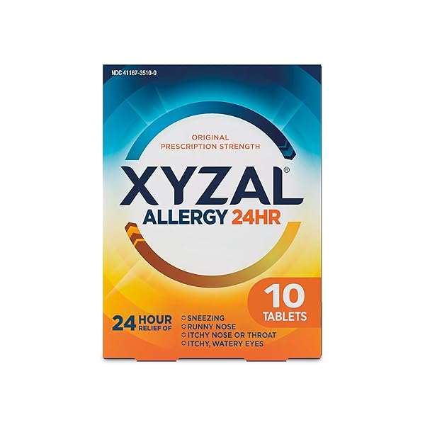 XYZAL 24 HOUR ALLERGY RELIEF MEDICINE, ORIGINAL PRESCRIPTION...