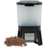 The Pond Guy KoiGrower Automatic Pond Fish Food Dispenser, 5 Gallon | Uses Solar, Battery &amp; AC Electric Power with Auto Timed Koi Pellet Feeder operation