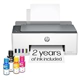 HP Smart Tank 5101 Wireless All-in-One Refillable Printer, Scanner, Copier with 2 years of Ink included, Wireless printer-for-home use an EcoTank Alternative (1F3Y0A)