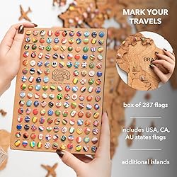 Enjoy The Wood 3D Wood World Map Wall Art Large