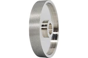 GYTYCATAH CBN Grinding Wheel, Dia 6" x 1" Wide with 1-1/4" Arbor, Diamond Grinding Wheel for Sharpening High Speed Steel, Grit 320