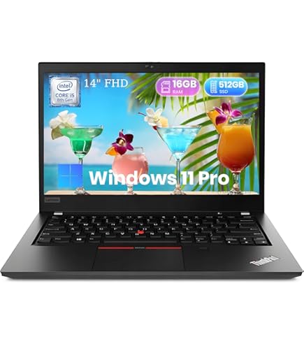 Amazon.com: Lenovo ThinkPad T490 Laptop, 14