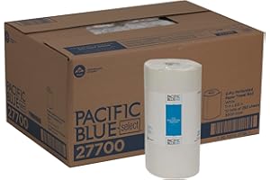 Pacific Blue Select 2-Ply Perforated Roll Paper Towel by GPPRO (Georgia-Pacific), White, 27700, 250 Sheets Per Roll, 12 Rolls Per Case