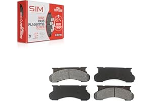 SIM Front Semi-Metallic Disc Brake Pads SIM-120 Replacement For Ford F-250 E-350 Econoline F-350 E-250 Club Wagon