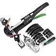 Antstone Tubing Bender Kit with Reverse Bend 1/4"-7/8" HVAC Ratchet Copper Pipe Bender Tool Set 90° Bend with 7 Dies for Refrigerator Air Conditioner Repair