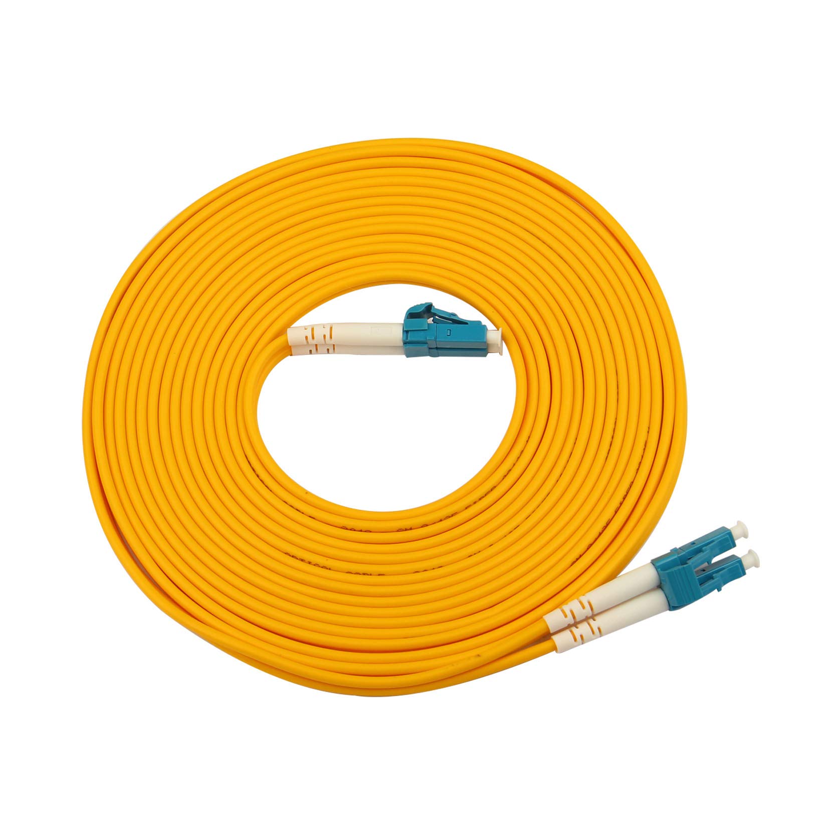Jopto LC to LC Fibre Patch Cable 5m/ 500cm OS1/OS2 Leads Single Mode Duplex 9/125 Fiber Optic Cable (LSZH) for 10Gb/Gigabit SFP Transceiver - 5m (LSZH) 9/125um Pigtail Singlemode Lead Series