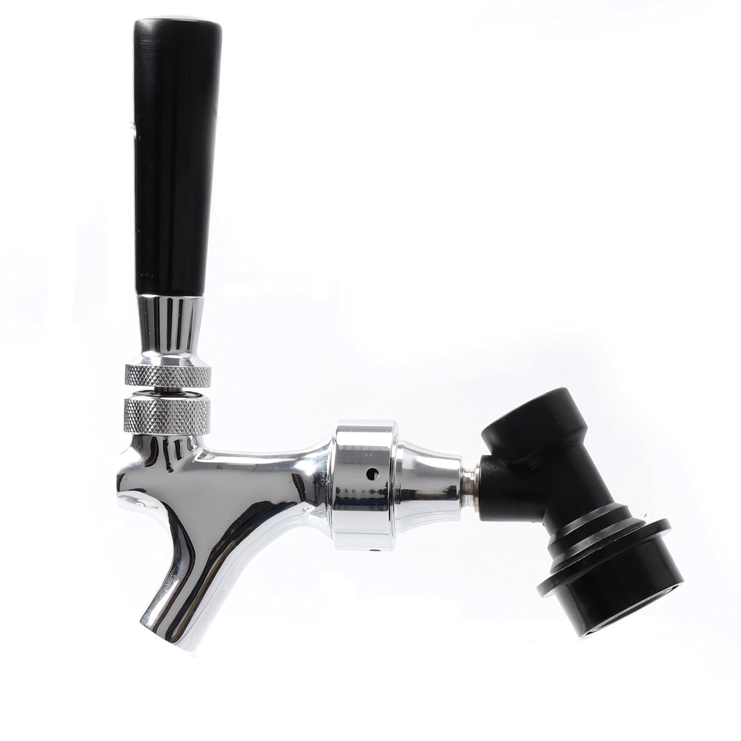 Beer Tap Faucet with Ball Lock Home Brewing Stainless Steel Stem Draft