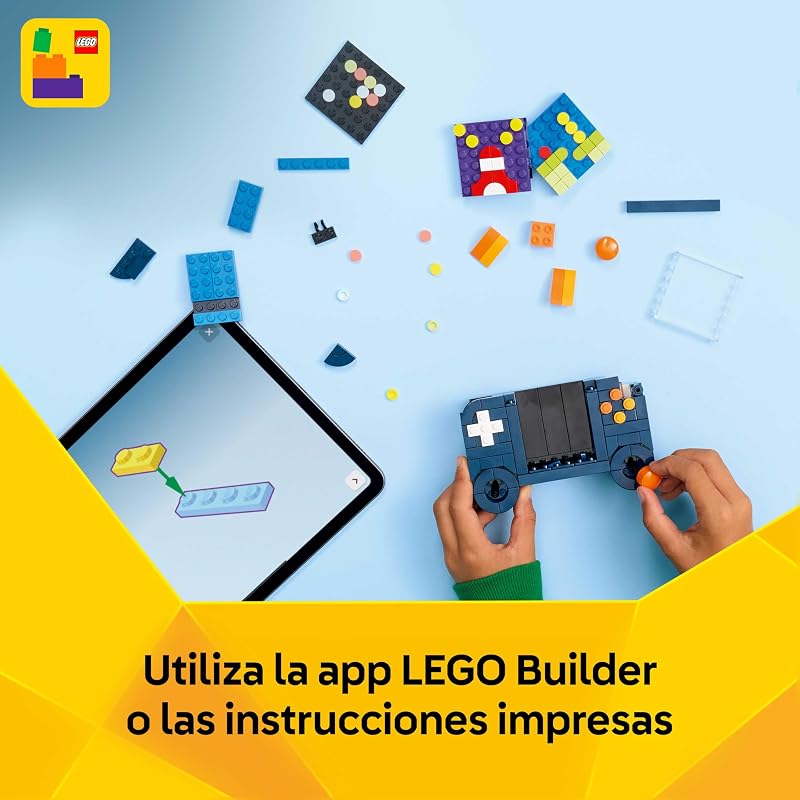 Creator 3in1 Consola de Videojogos Retro - Transformável em Máquina de Arcade e Computador de Brincar com Teclado e Rato - Presente para Gamer para Rapazes e Raparigas 8+ Anos - 31380