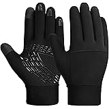 YukiniYa Kids Winter Gloves Thick Soft Fleece Warm Touch Screen Anti-Slip for Boys Girls 3-15 Years Cycling School