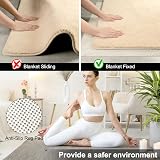 FACIACC Anti Slip Rug Underlay 80x150cm PVC Cuttable Thick Non Slip Mat view 2
