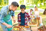 Deuba Portable Folding Stainless Steel Double Grill for Camping & Travel view 2
