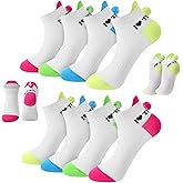 ShinyMatch Tennis Socks for Women Novelty Ankle Socks with Tennis Ball Pom pom Sports Lovers Gifts for Women Girls