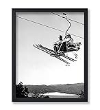 Poster Master Vintage Ski Lift Poster - Ski Print