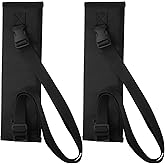 Jecery 2 Pieces Sword Bag Black Katana Bag Ninja Sword Carry Case Holder Back Strap Waistband for Samurai Cosplay Costume Halloween Party