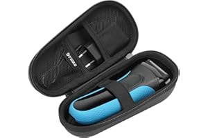 Yinke Case for Braun Series 3/ Series 5, 3040s, 3010S, 5018s, 5140s Electric Razor Shaver, Hard Travel Case Protective Cover Storage Bag (Black interior)