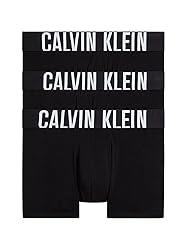 Calvin Klein Mens Trunk (Pack of 3), Black, Small