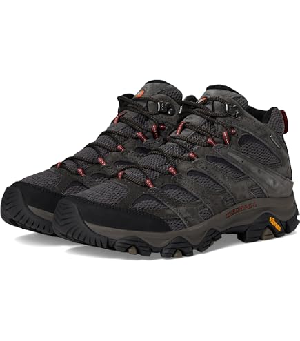 Amazon.com | Merrell Men's Moab 3 Mid GtxHiking Shoe, Beluga, 9
