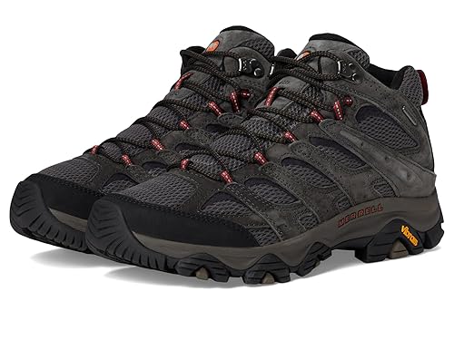 Merrell Men's Moab 3 Mid Waterproof Hiking Boot, Beluga, 8.5